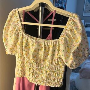 Elodie Floral Smocked Blouse